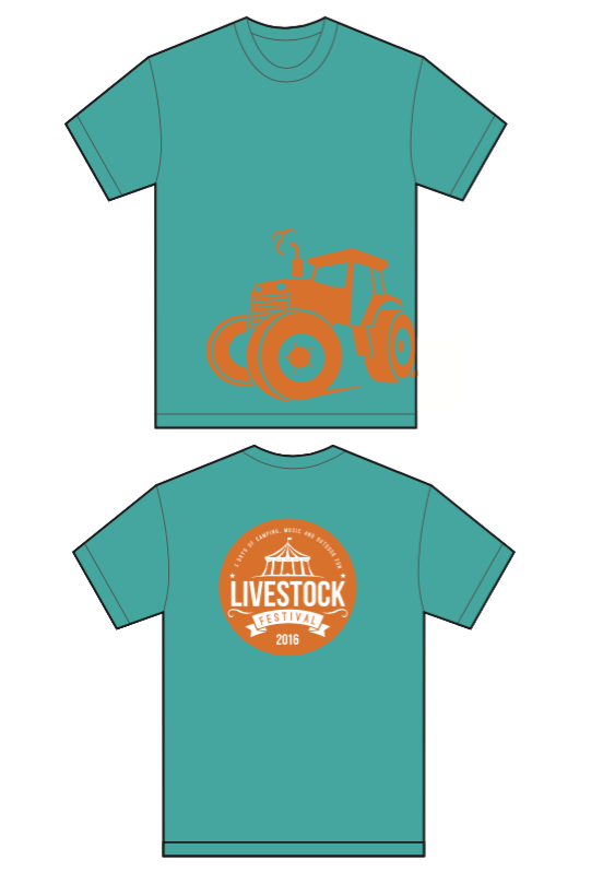 Kids Tractor T-shirt Green - Image 2