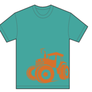 Kids Tractor T-shirt Green