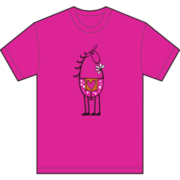 Kids Horse T-shirt Pink